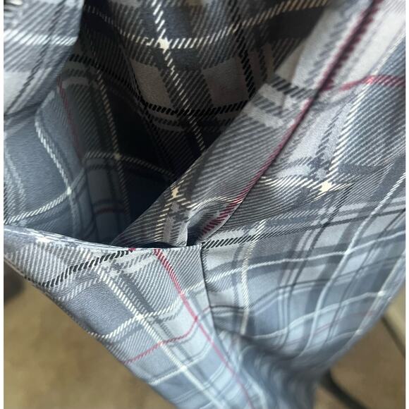 NWT Nice C Curve Gray Plaid Cold Shoulder Romper Jumpsuit Plus Size 1X - Picture 7 of 14